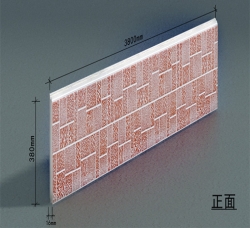 墻板正面效果