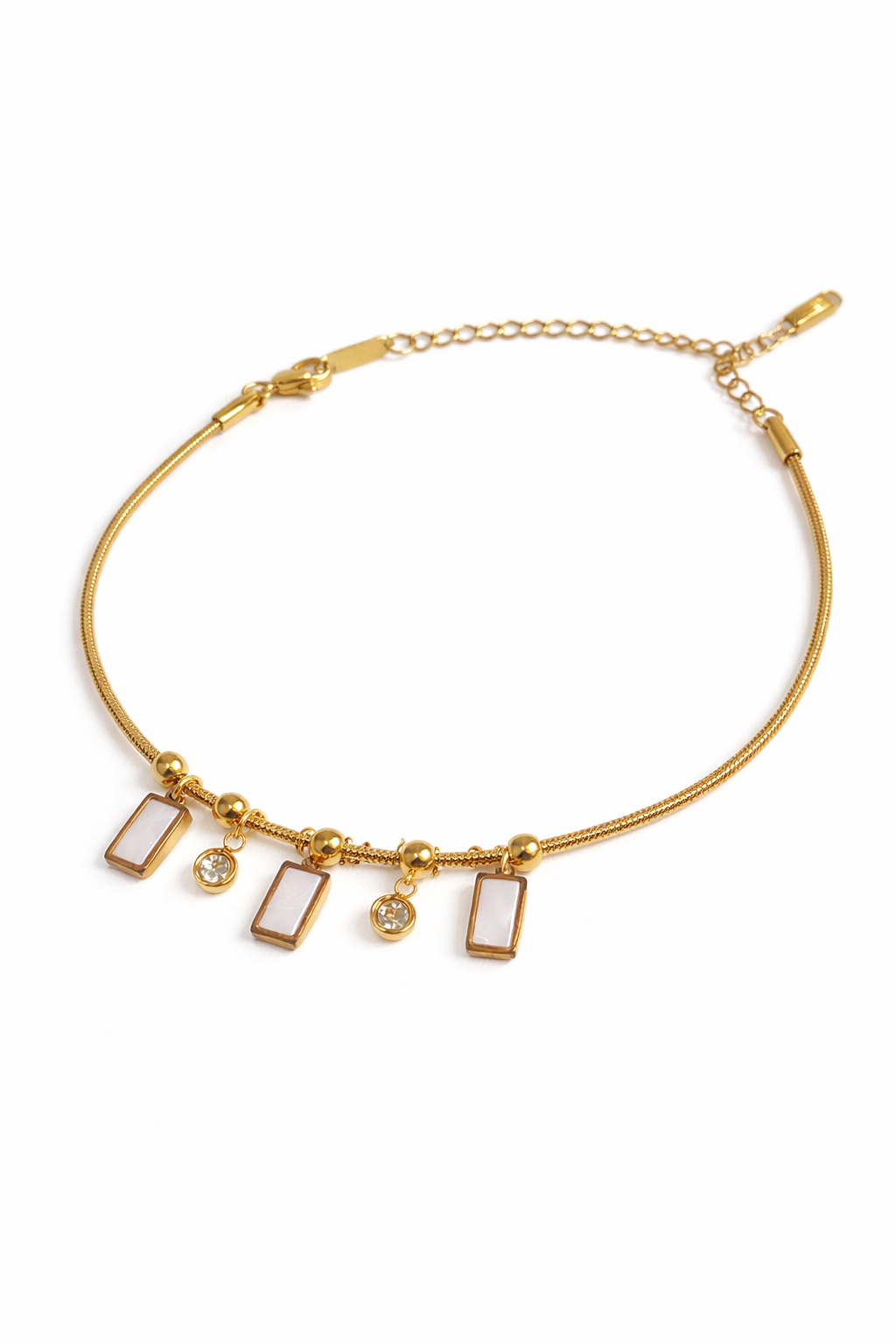 Gold Plated Charm Bracelet