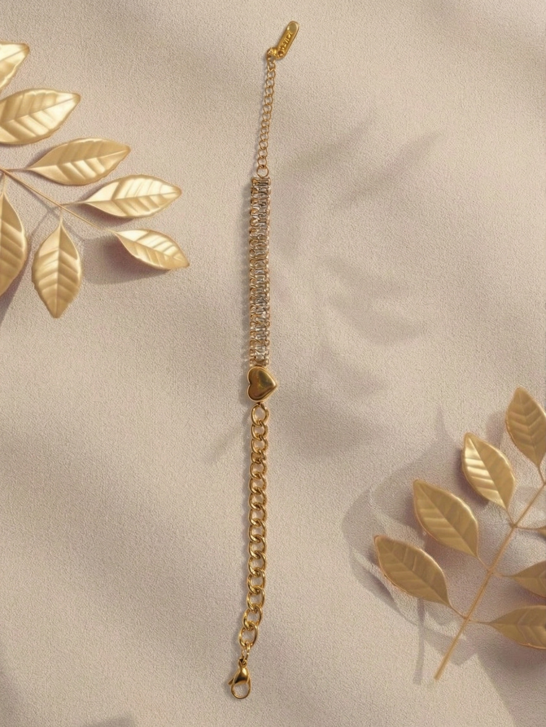 Crystaline Heart Bracelet