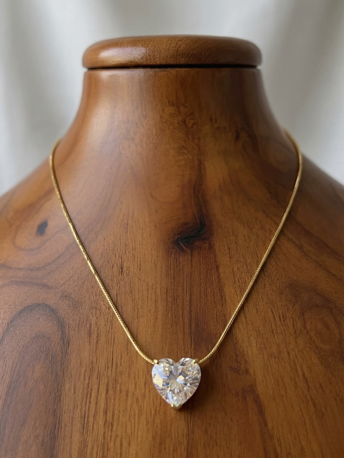 Delicate Solitaire Diamond Necklace