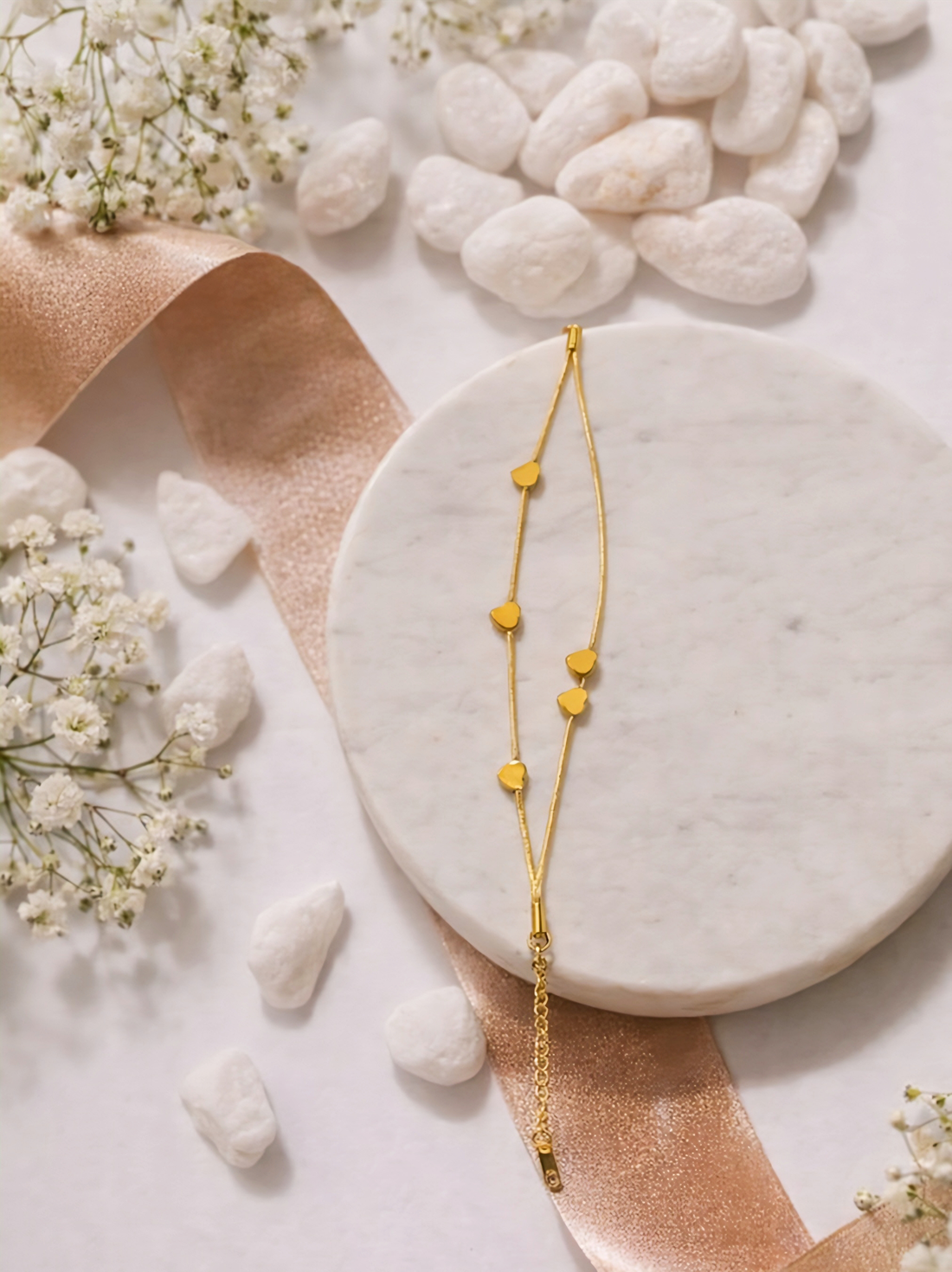 Heart Chain Bracelet